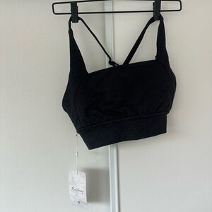 BuffBunny Black Supportive Crop Bralette